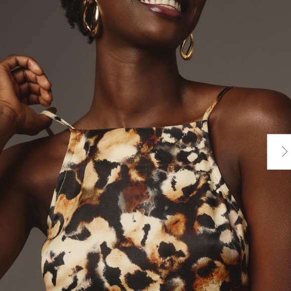 Conditions Apply from Anthro High neck midi slip dress - Picture 3 of 6